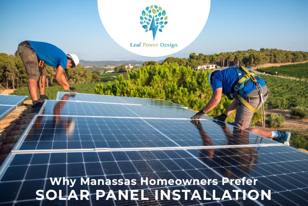 Solar panel installation